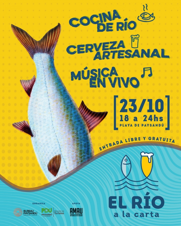 El Río a la carta:  Cocina de río y cerveza artesanal en Paysandú